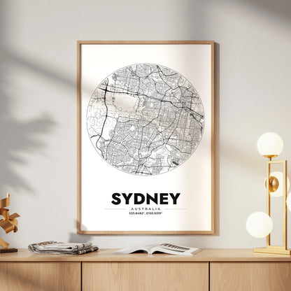 Sydney Spot Map Poster