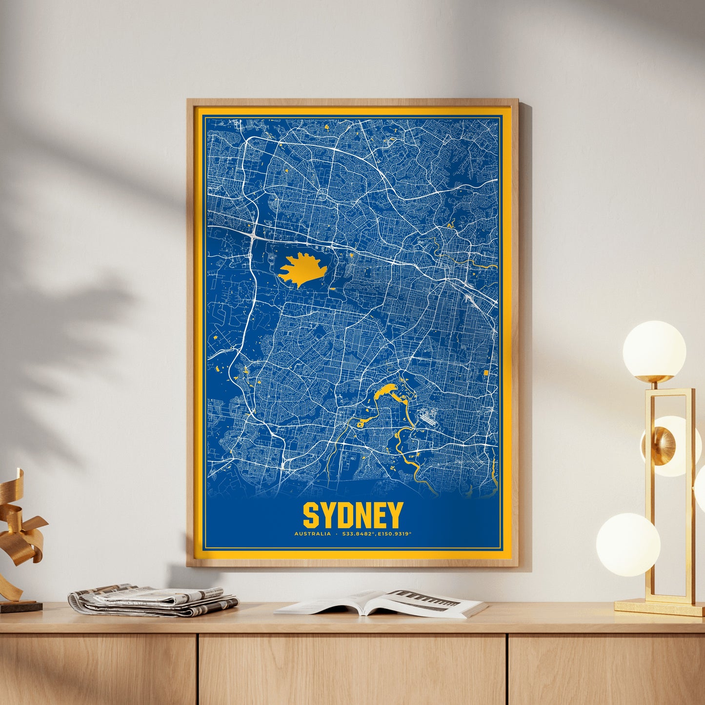 Sydney Blockbuster Map Poster