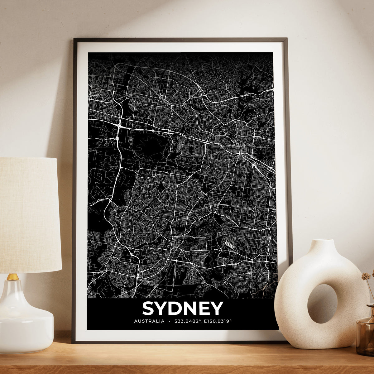 Sydney Elegant Map Poster