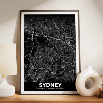 Sydney Elegant Map Poster