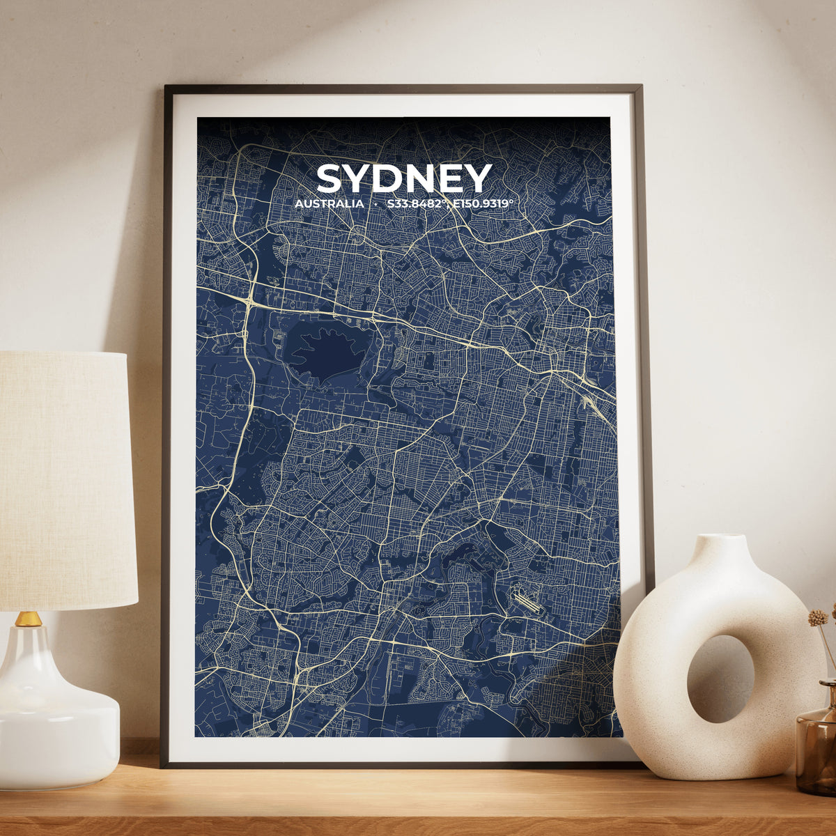 Sydney Anchor Map Poster