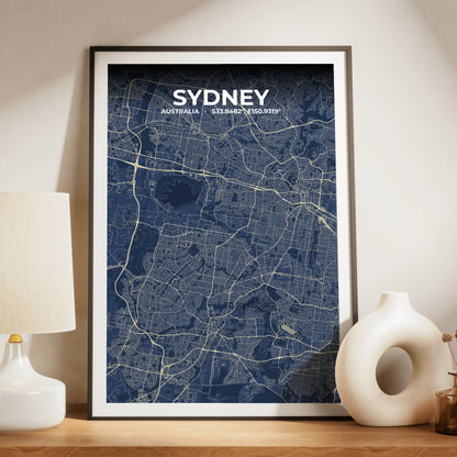Sydney Anchor Map Poster