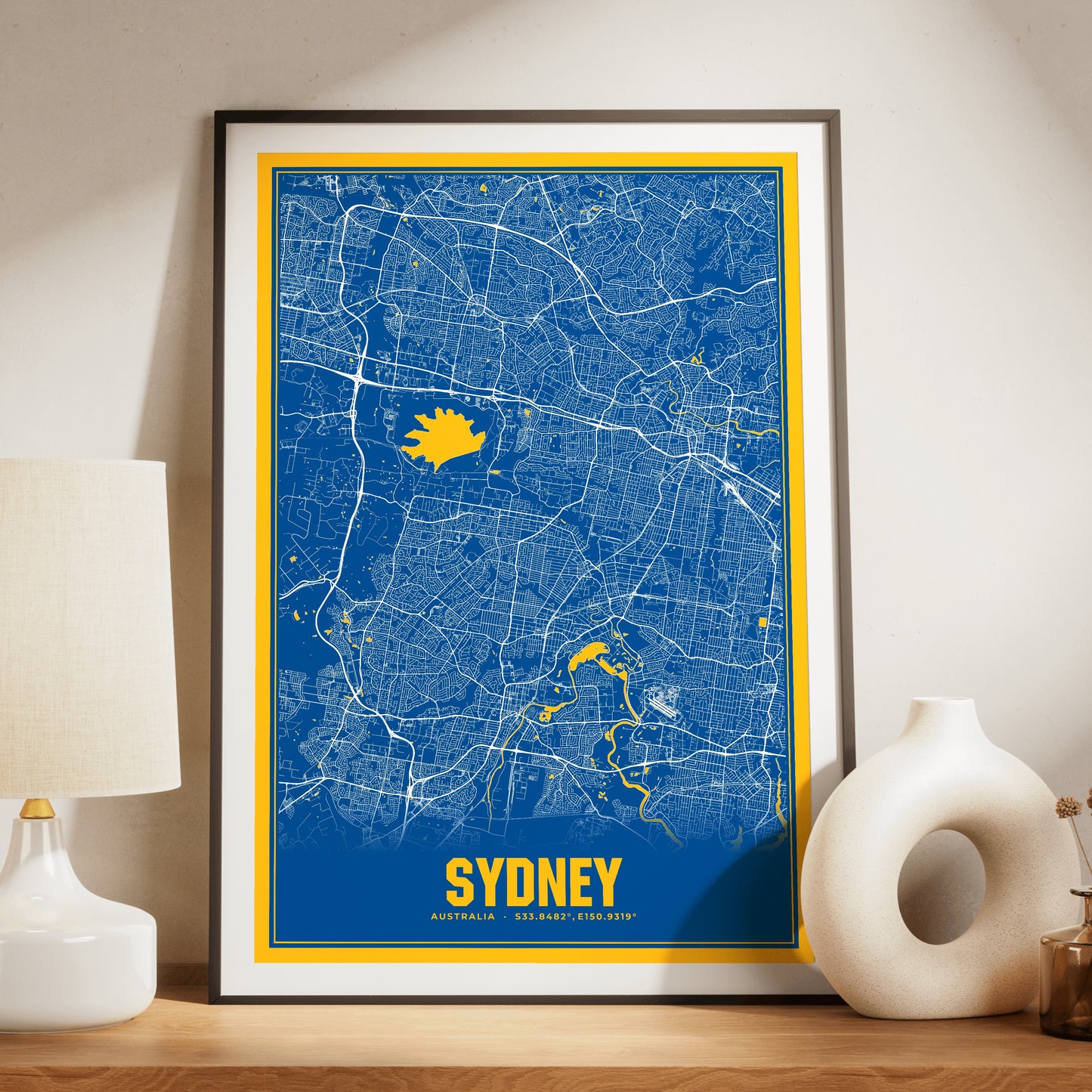 Sydney Blockbuster Map Poster