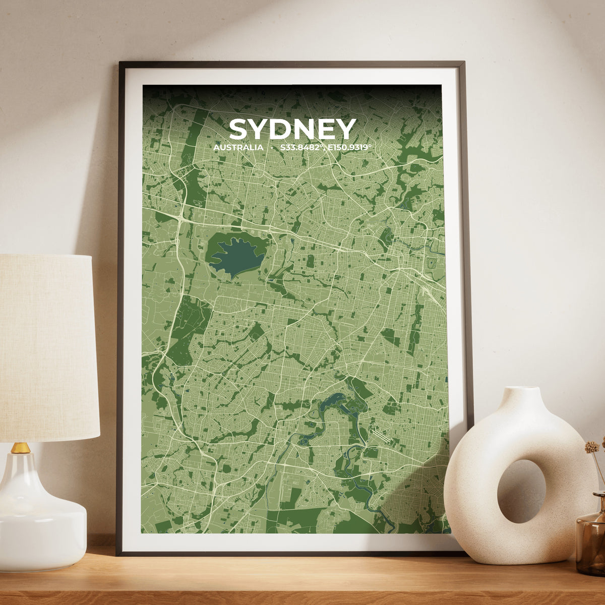 Sydney Clay Map Poster