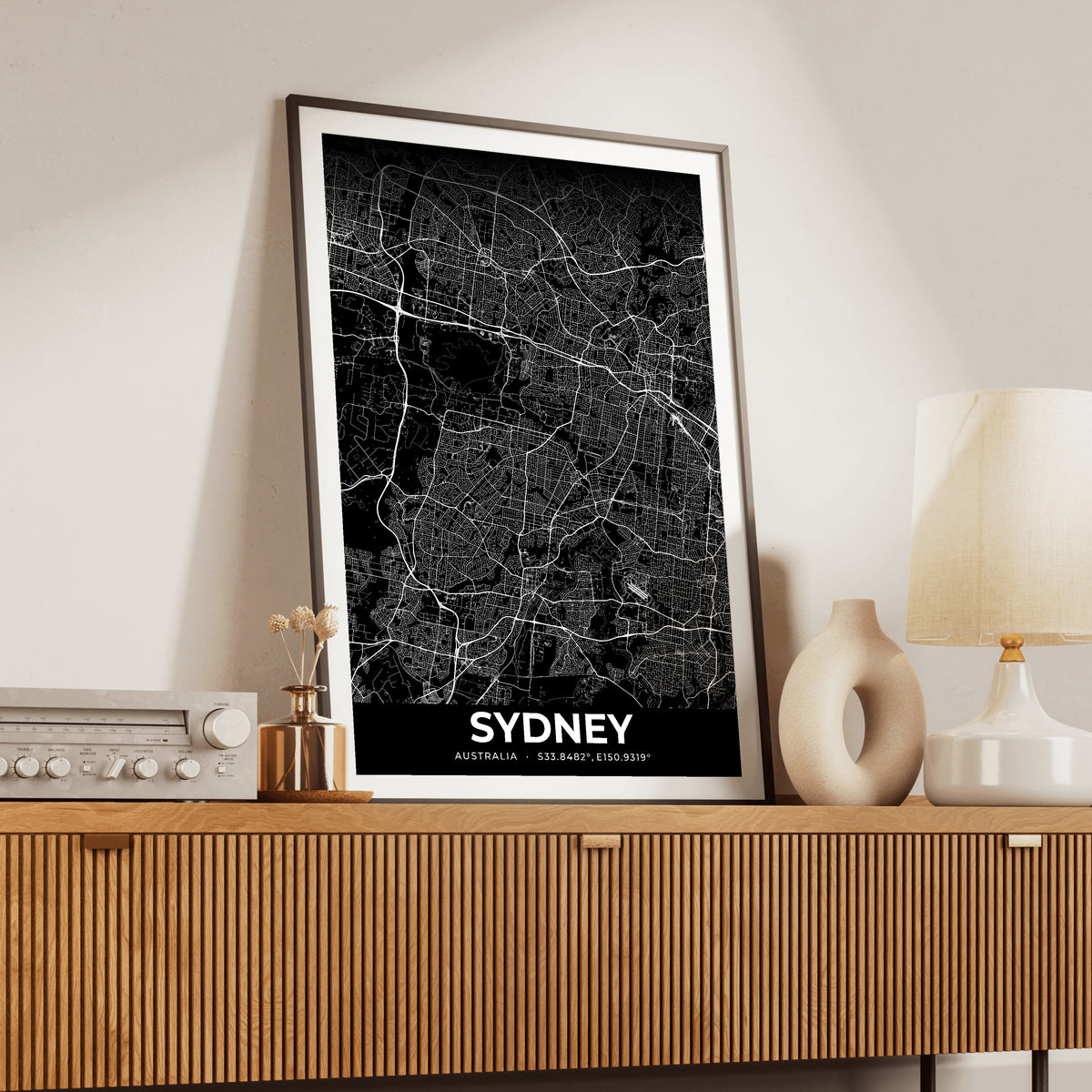 Sydney Elegant Map Poster