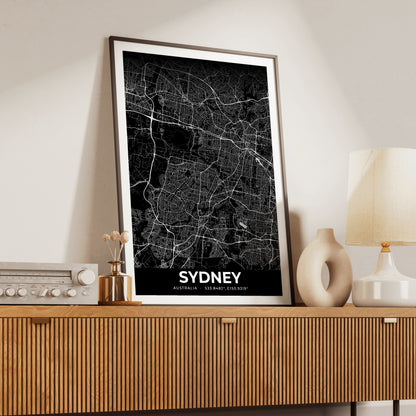 Sydney Elegant Map Poster