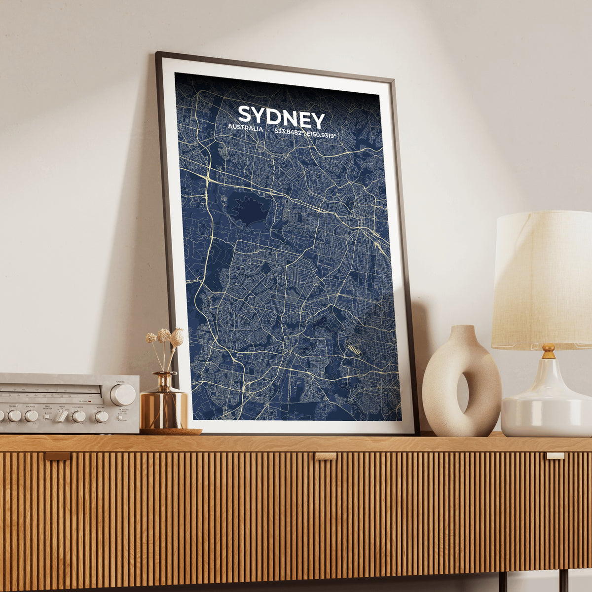 Sydney Anchor Map Poster