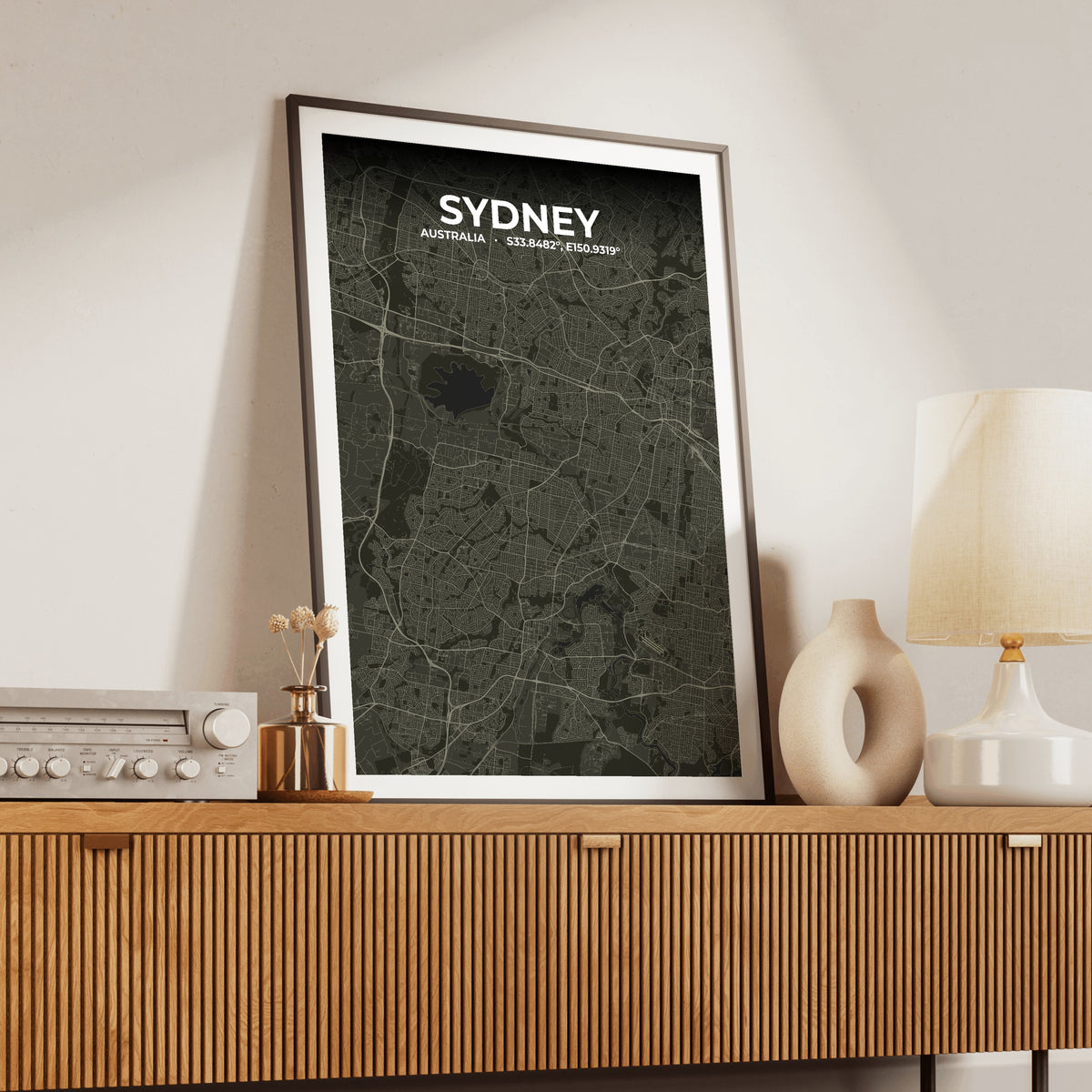 Sydney Sable Map Poster
