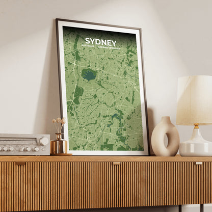 Sydney Clay Map Poster