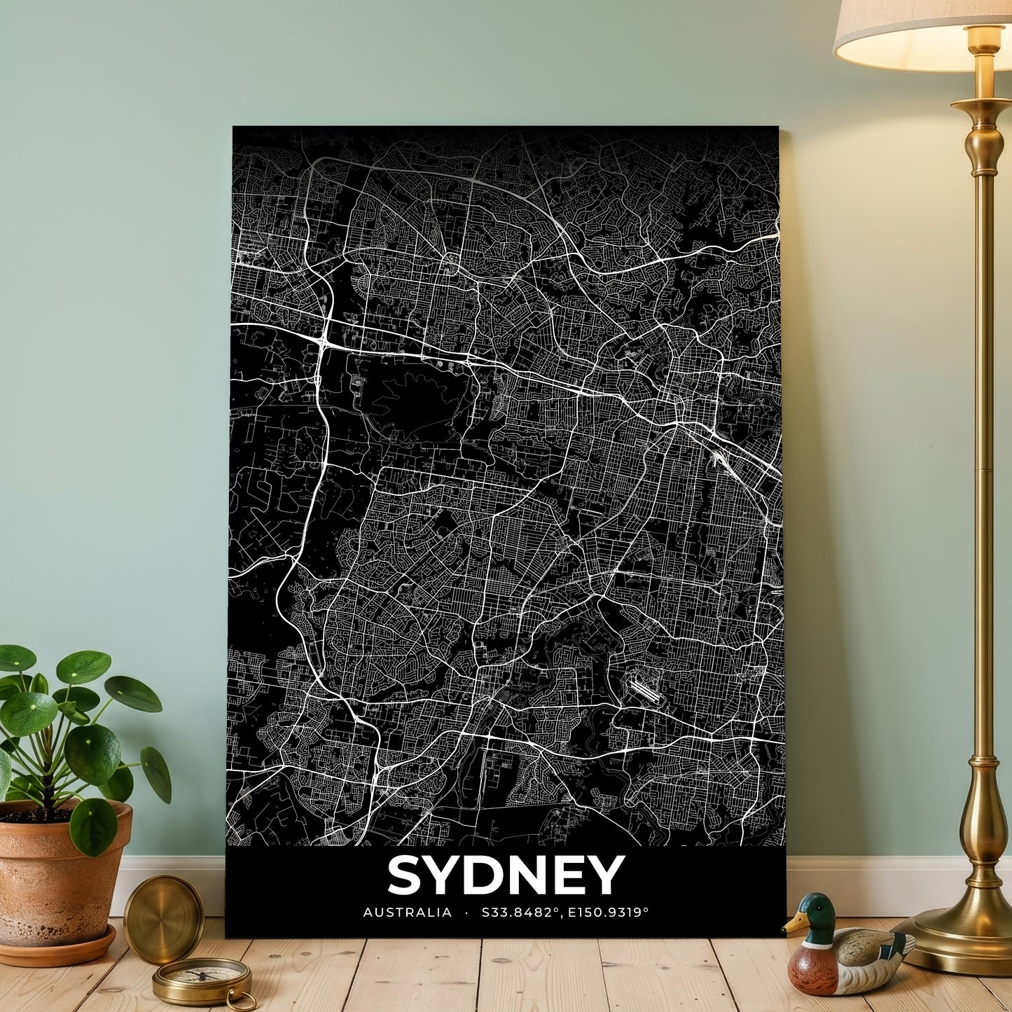 Sydney Elegant Map Poster