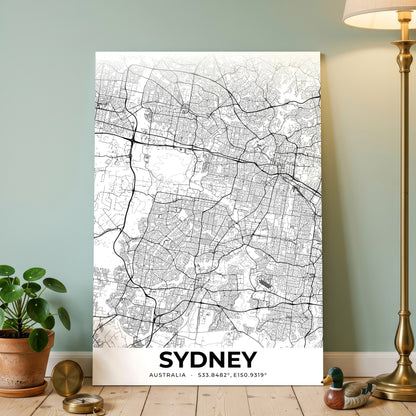Sydney Elegant Map Poster