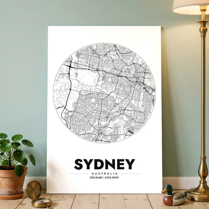 Sydney Spot Map Poster