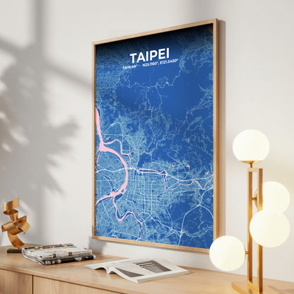 Taipei Candy Map Poster