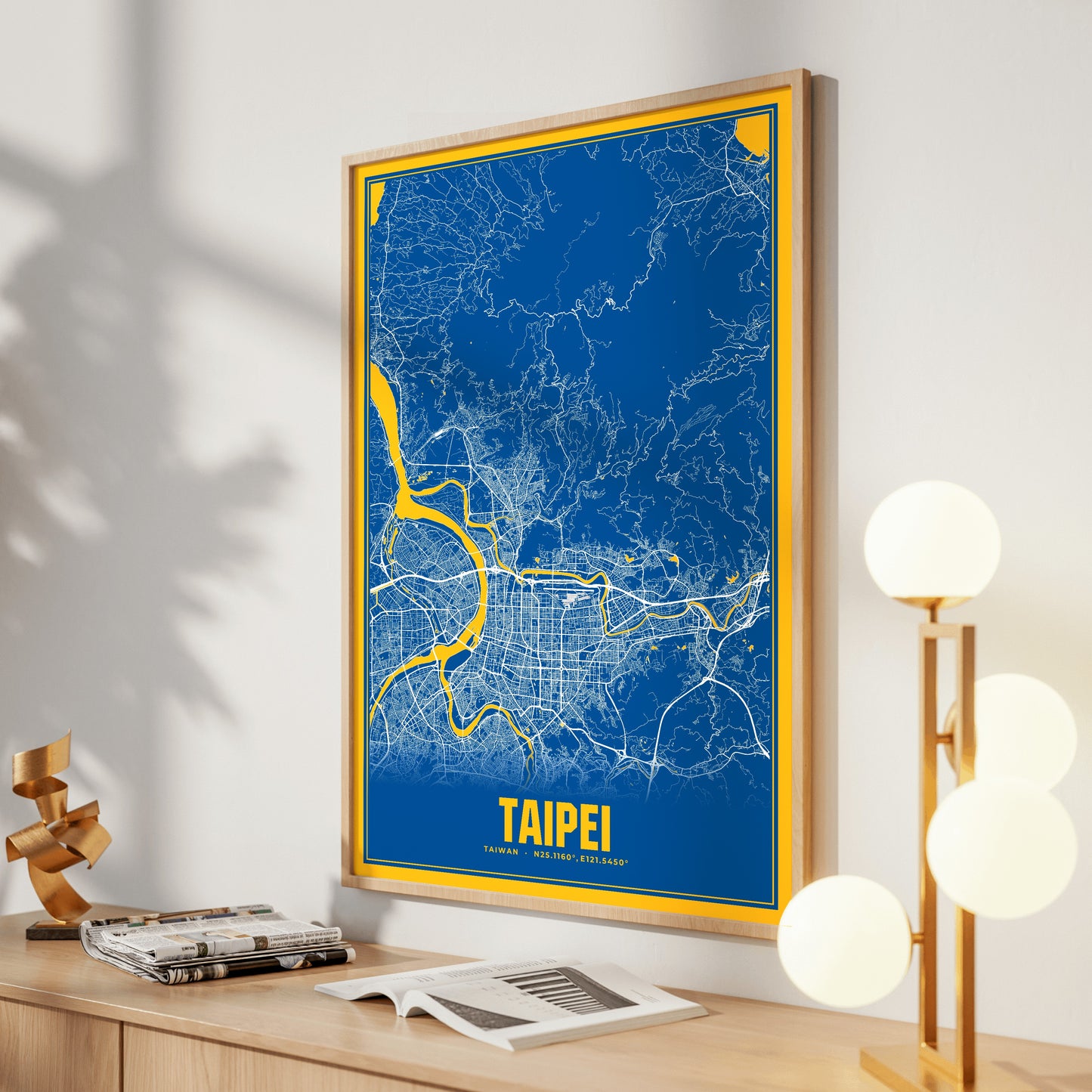 Taipei Blockbuster Map Poster