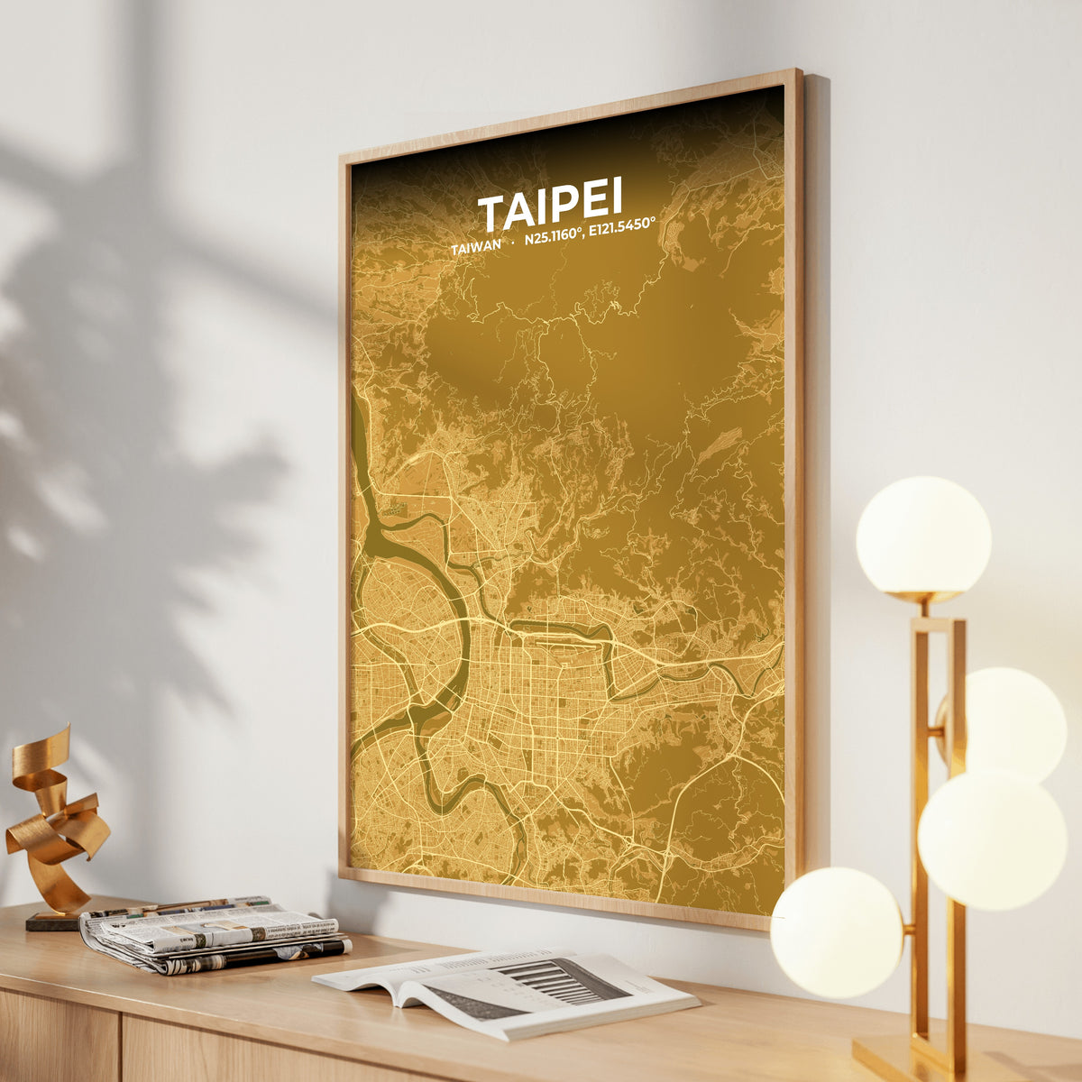 Taipei Forge Map Poster