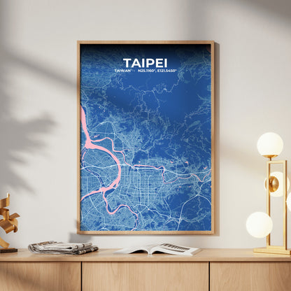Taipei Candy Map Poster
