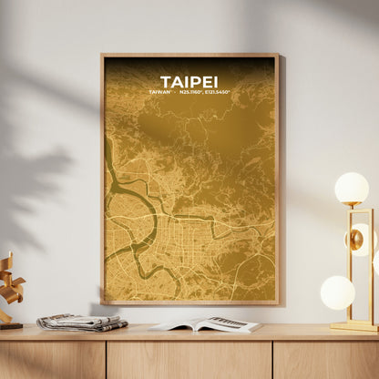 Taipei Forge Map Poster