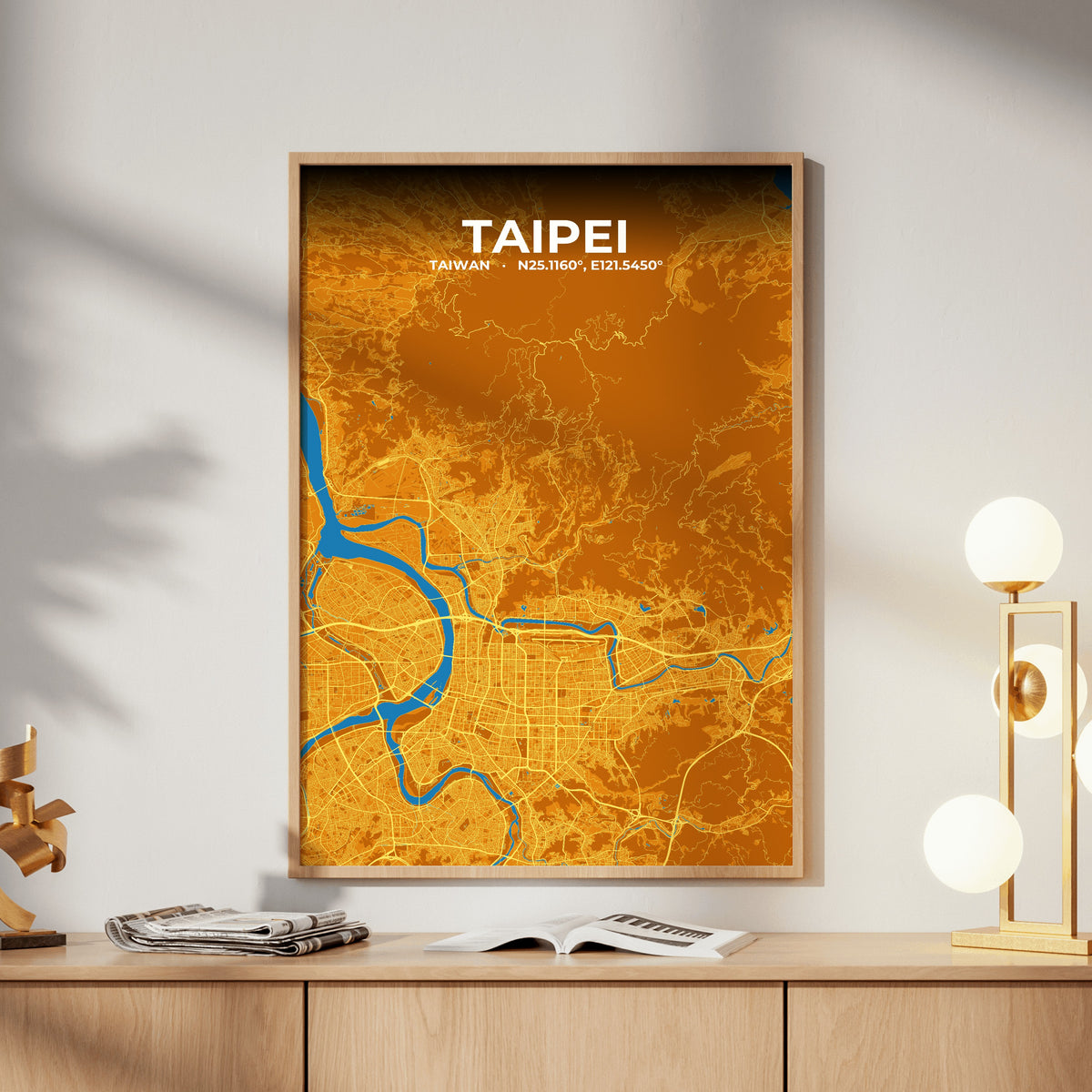 Taipei Scorch Map Poster