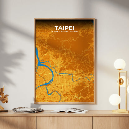 Taipei Scorch Map Poster