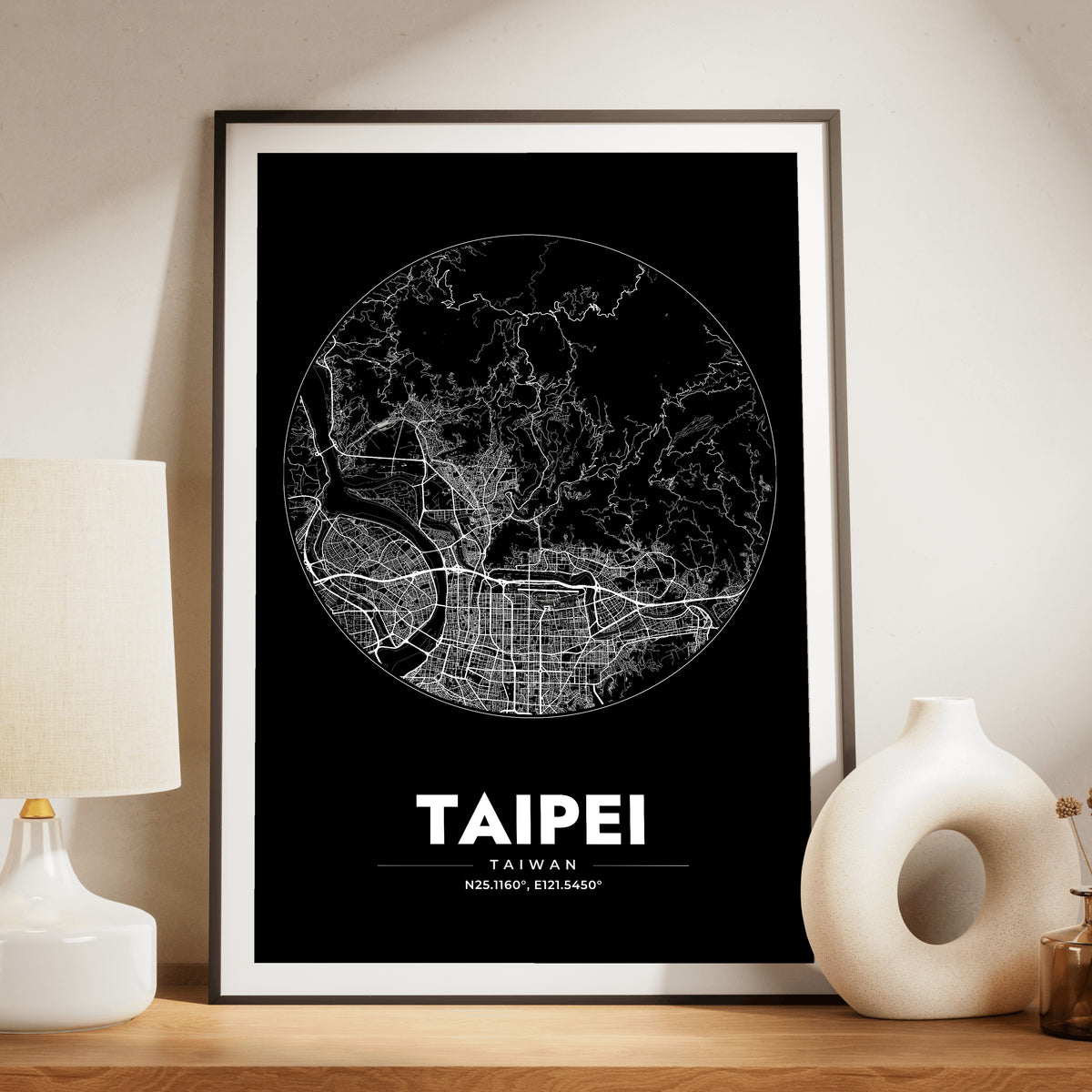 Taipei Spot Map Poster