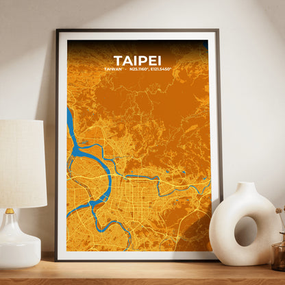 Taipei Scorch Map Poster