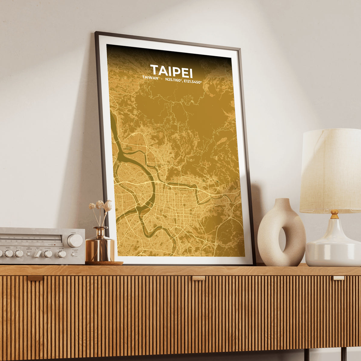 Taipei Forge Map Poster