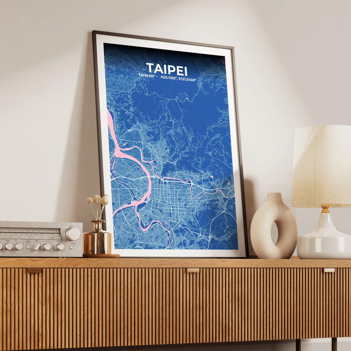 Taipei Candy Map Poster