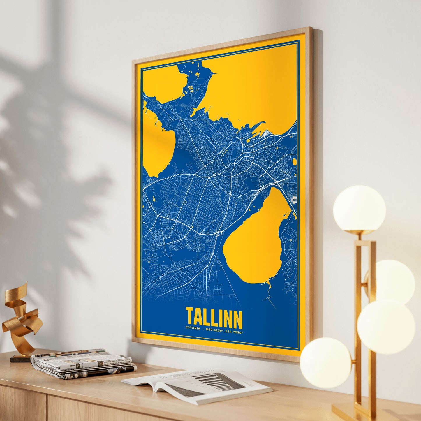 Tallinn Blockbuster Map Poster