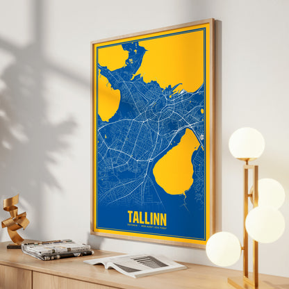 Tallinn Blockbuster Map Poster