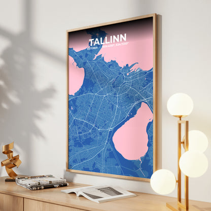 Tallinn Candy Map Poster