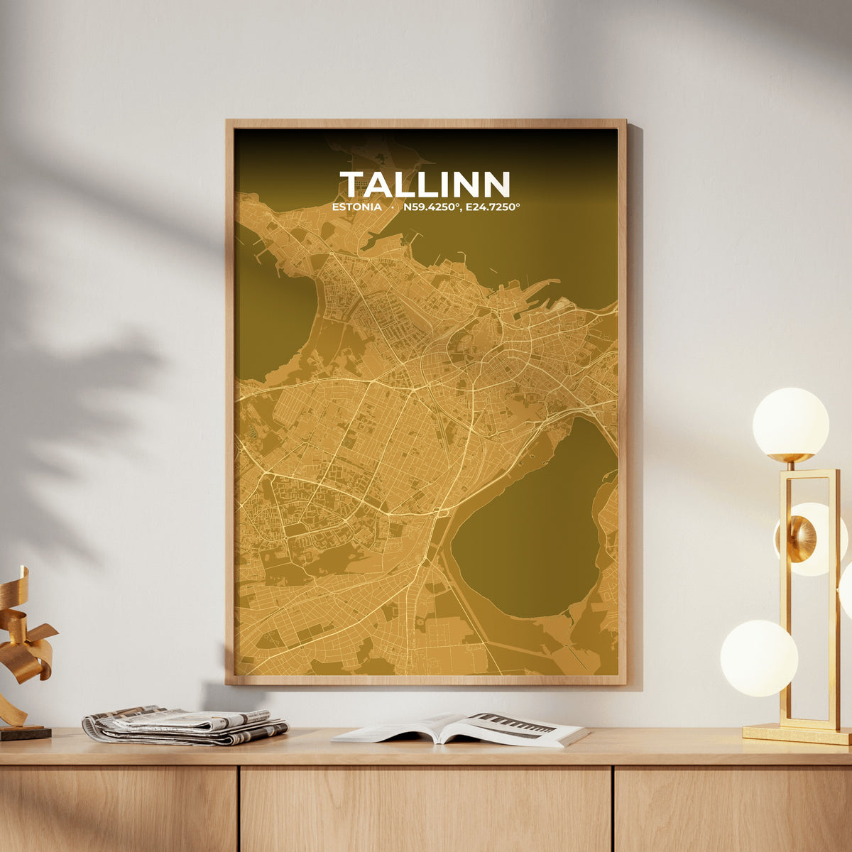 Tallinn Forge Map Poster