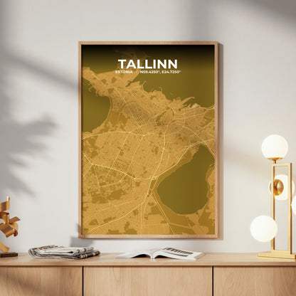 Tallinn Forge Map Poster