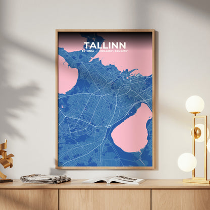 Tallinn Candy Map Poster