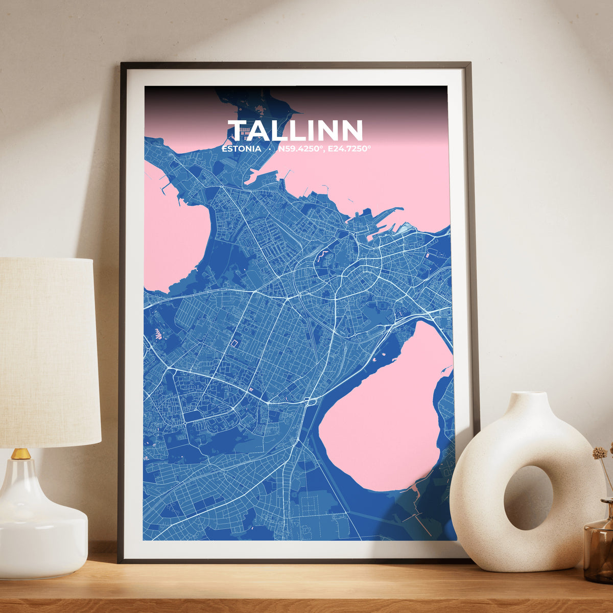 Tallinn Candy Map Poster
