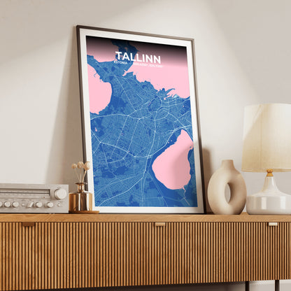 Tallinn Candy Map Poster