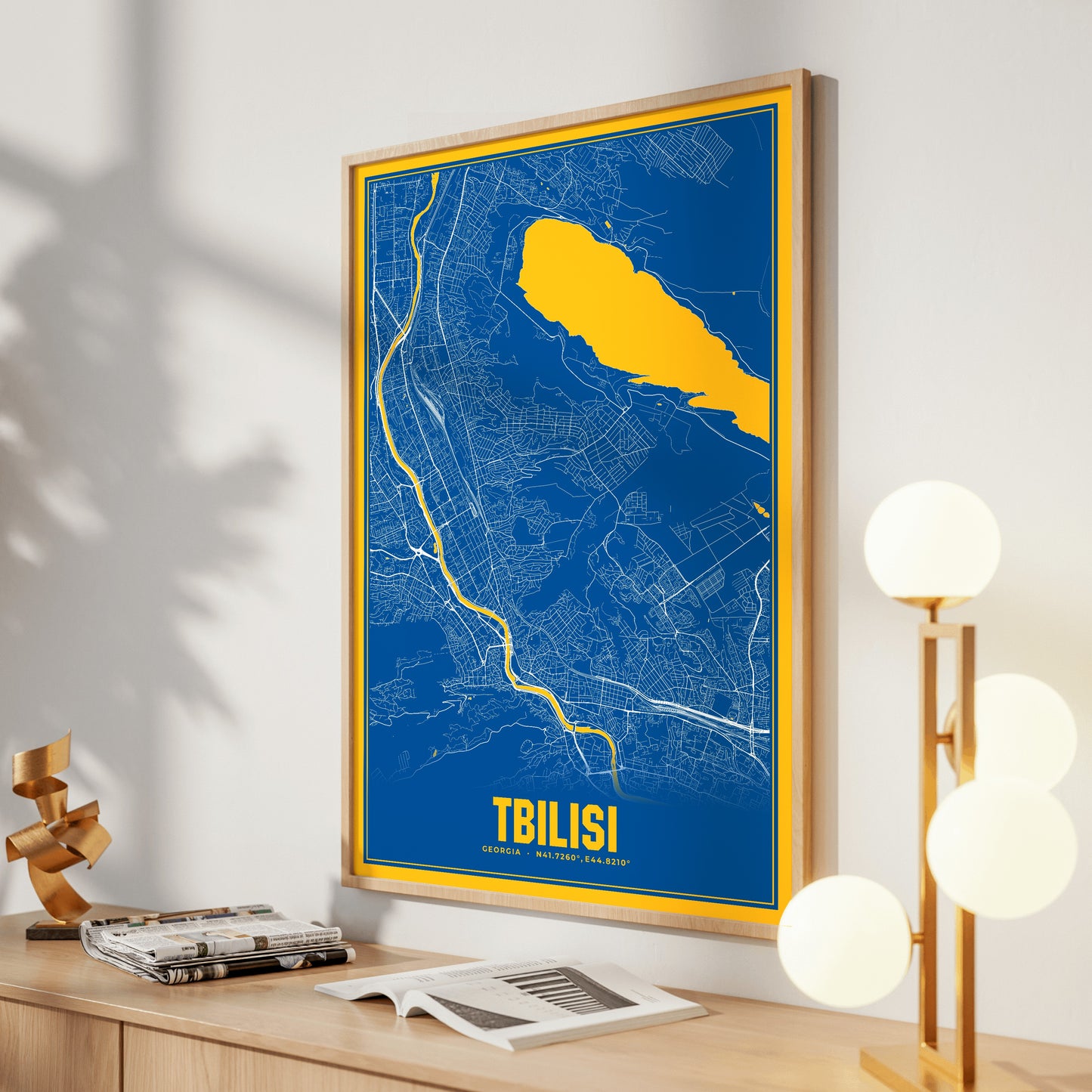 Tbilisi Blockbuster Map Poster