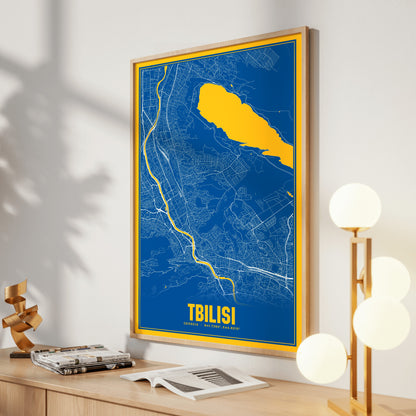 Tbilisi Blockbuster Map Poster