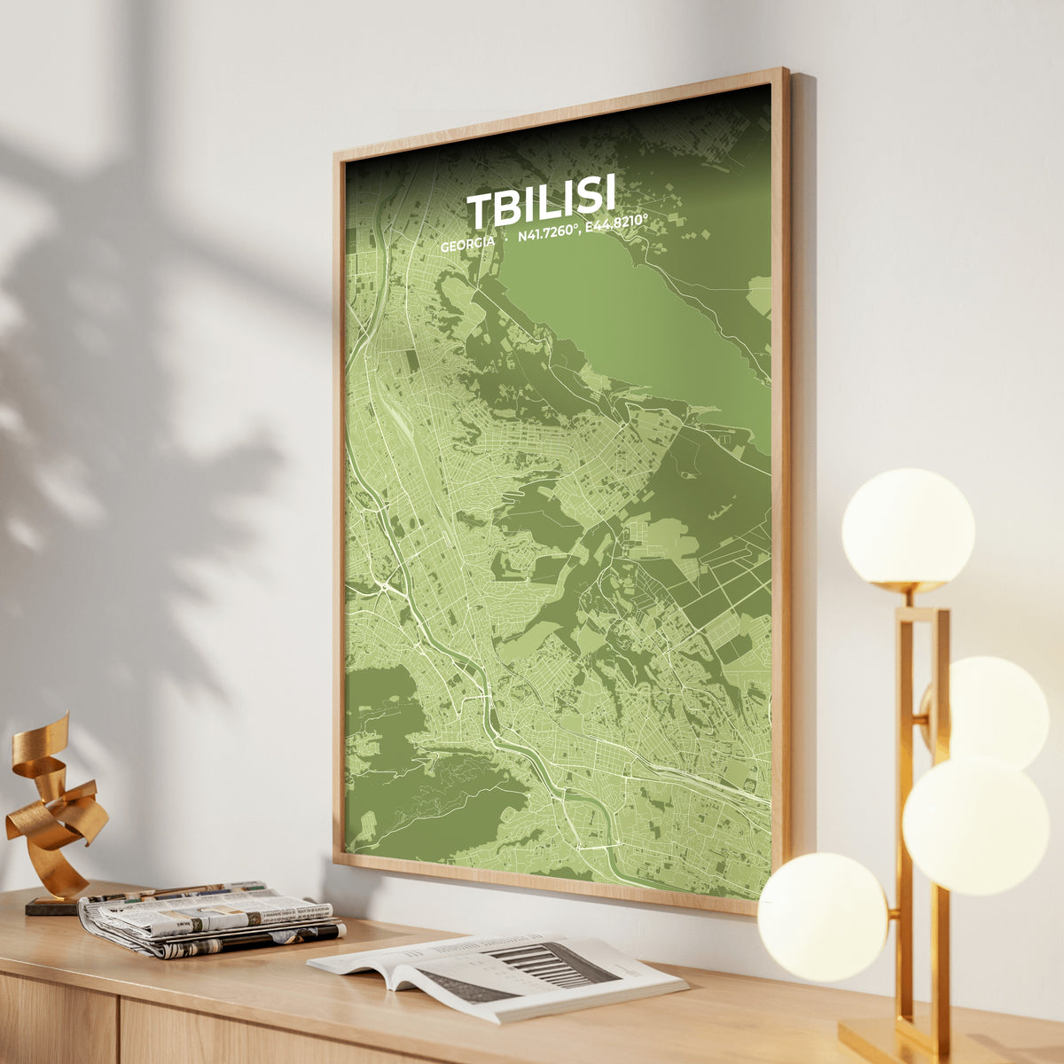 Tbilisi Grove Map Poster