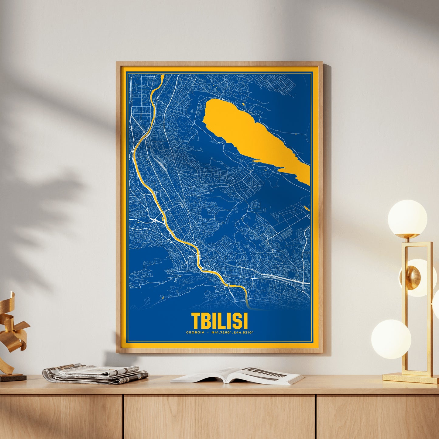 Tbilisi Blockbuster Map Poster