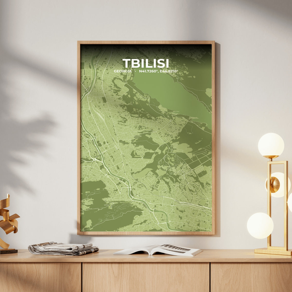 Tbilisi Grove Map Poster