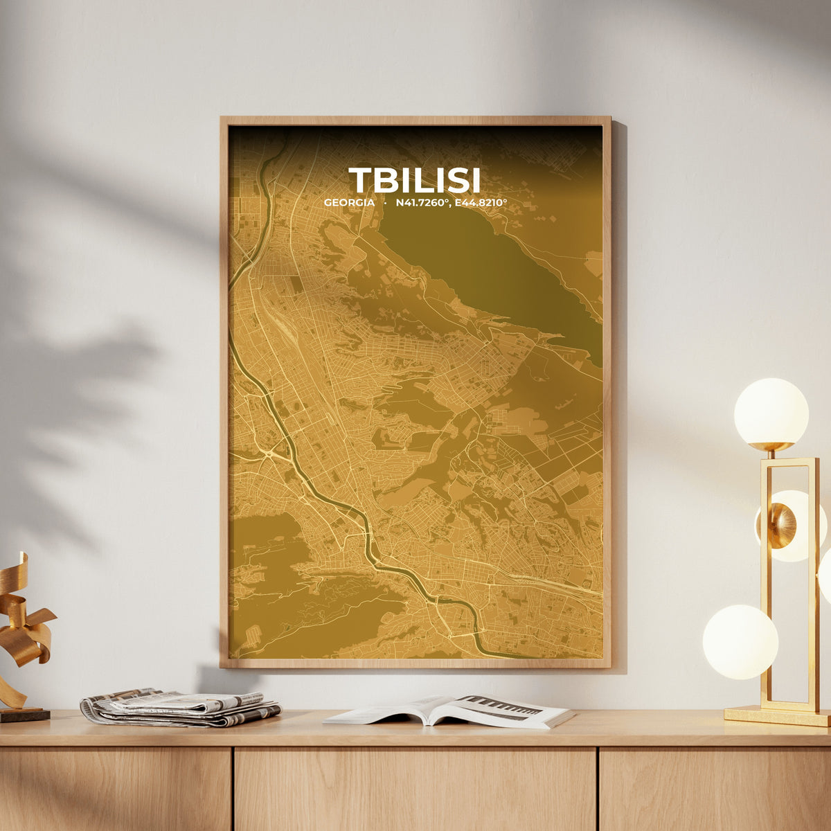 Tbilisi Forge Map Poster