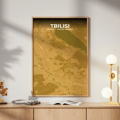 Tbilisi Forge Map Poster