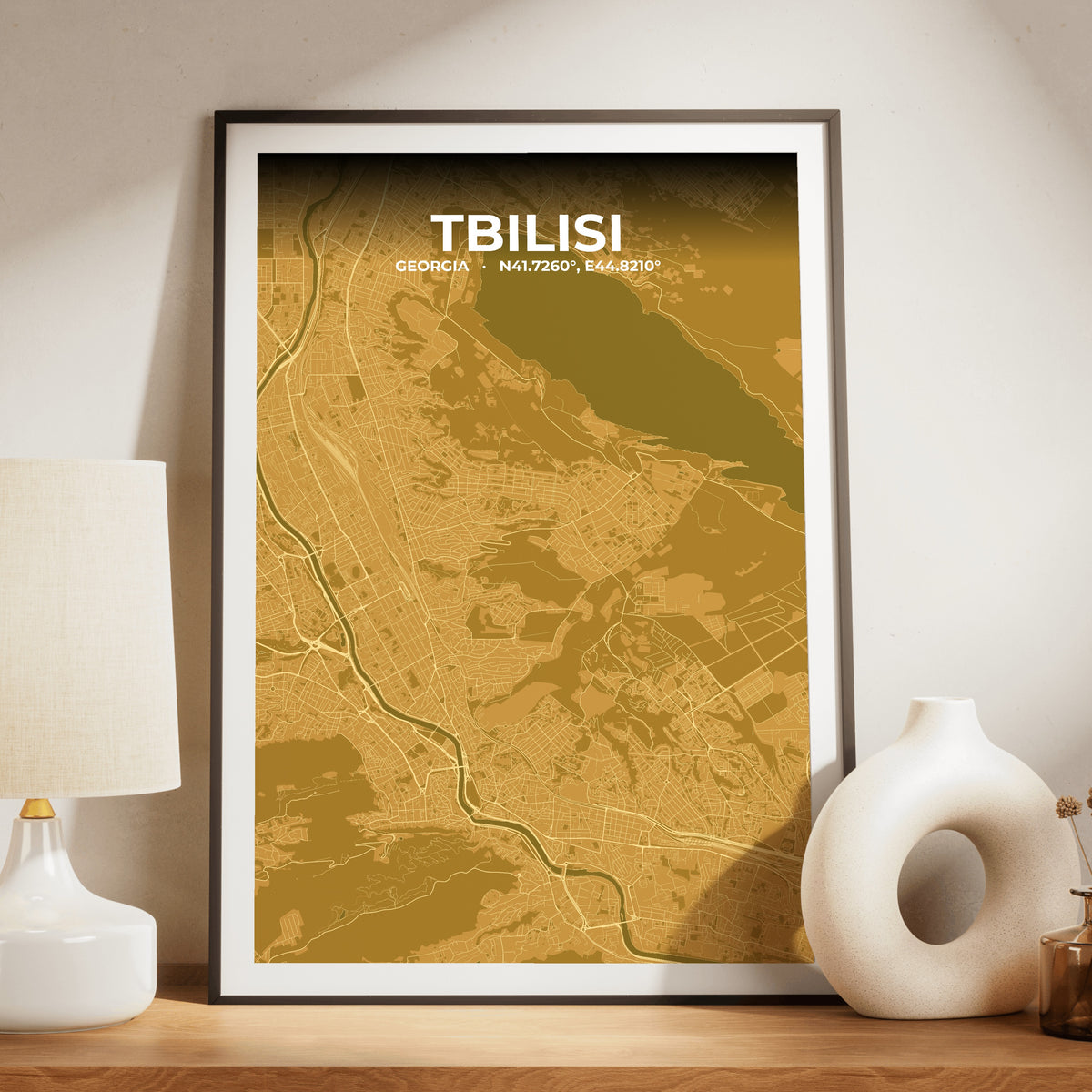 Tbilisi Forge Map Poster