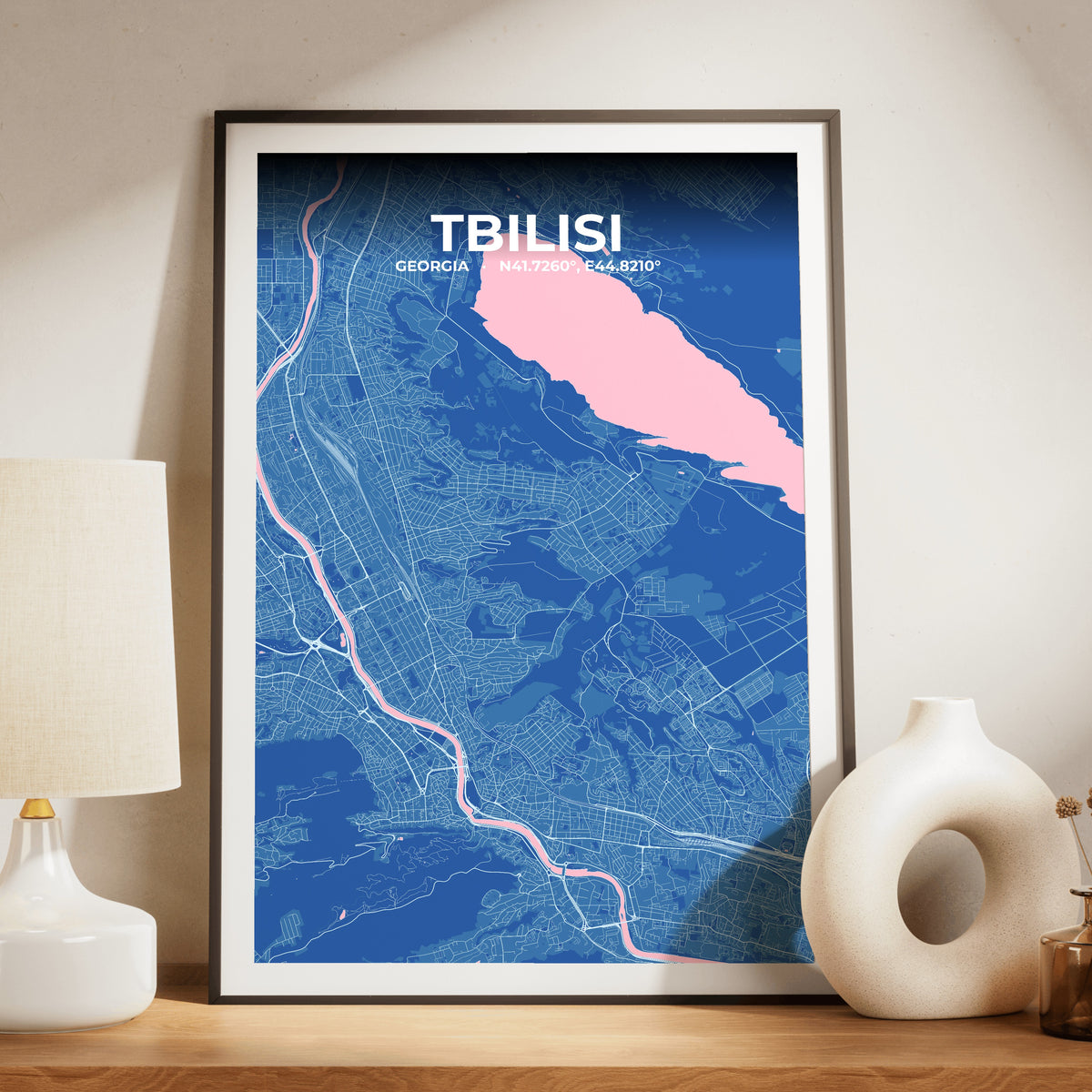 Tbilisi Candy Map Poster