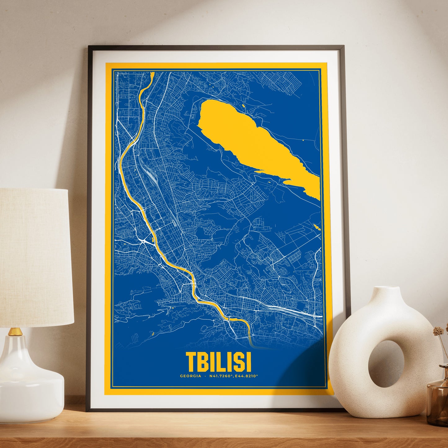 Tbilisi Blockbuster Map Poster