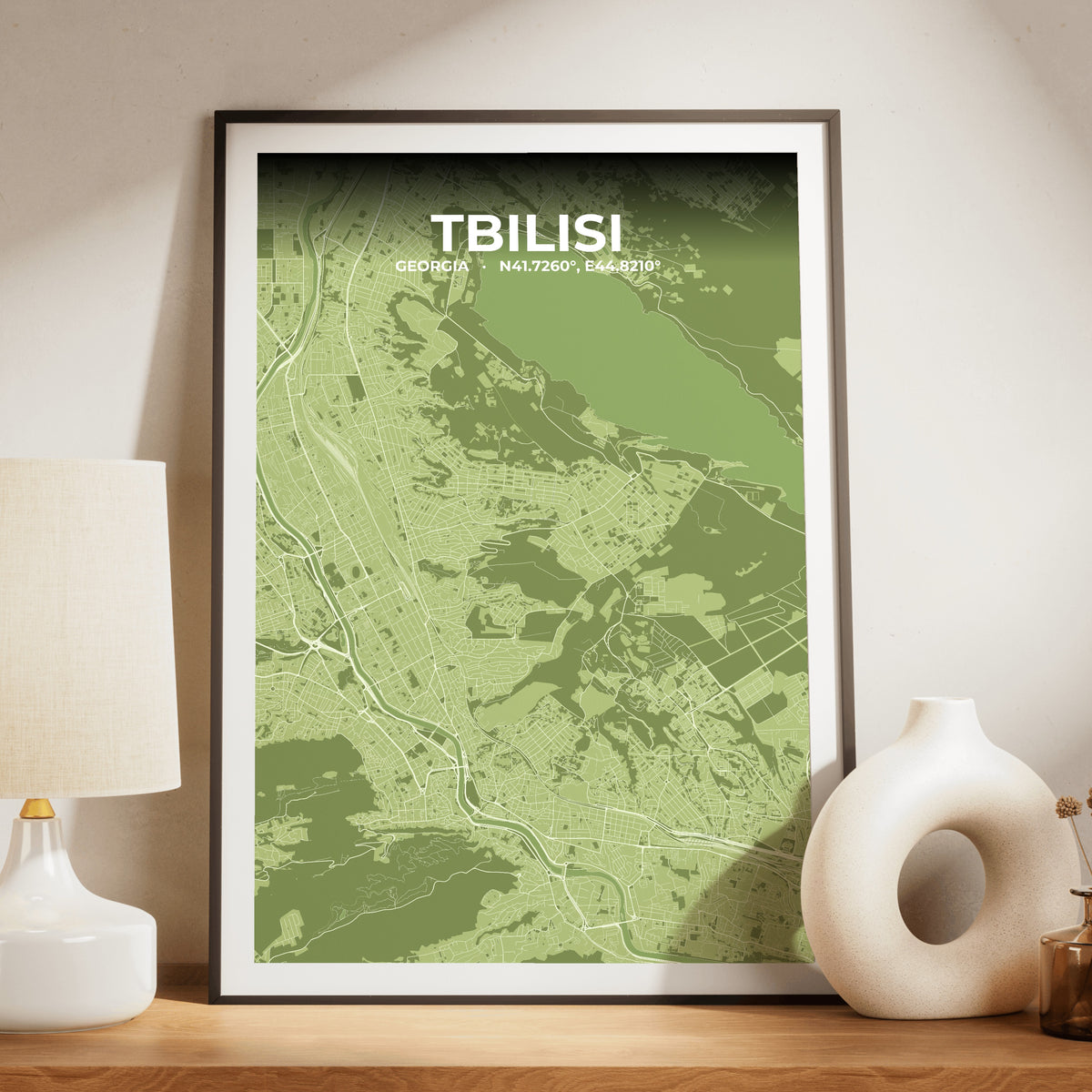 Tbilisi Grove Map Poster