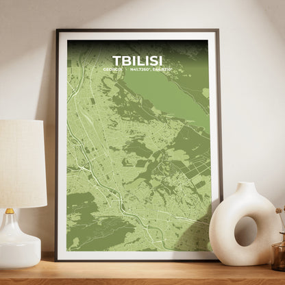 Tbilisi Grove Map Poster
