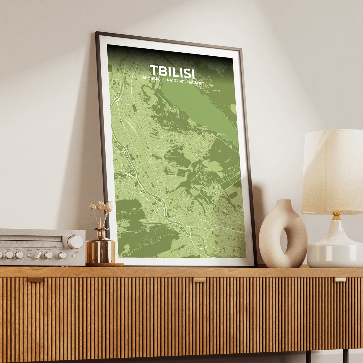 Tbilisi Grove Map Poster
