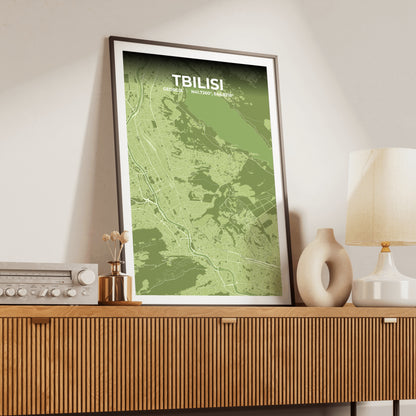Tbilisi Grove Map Poster