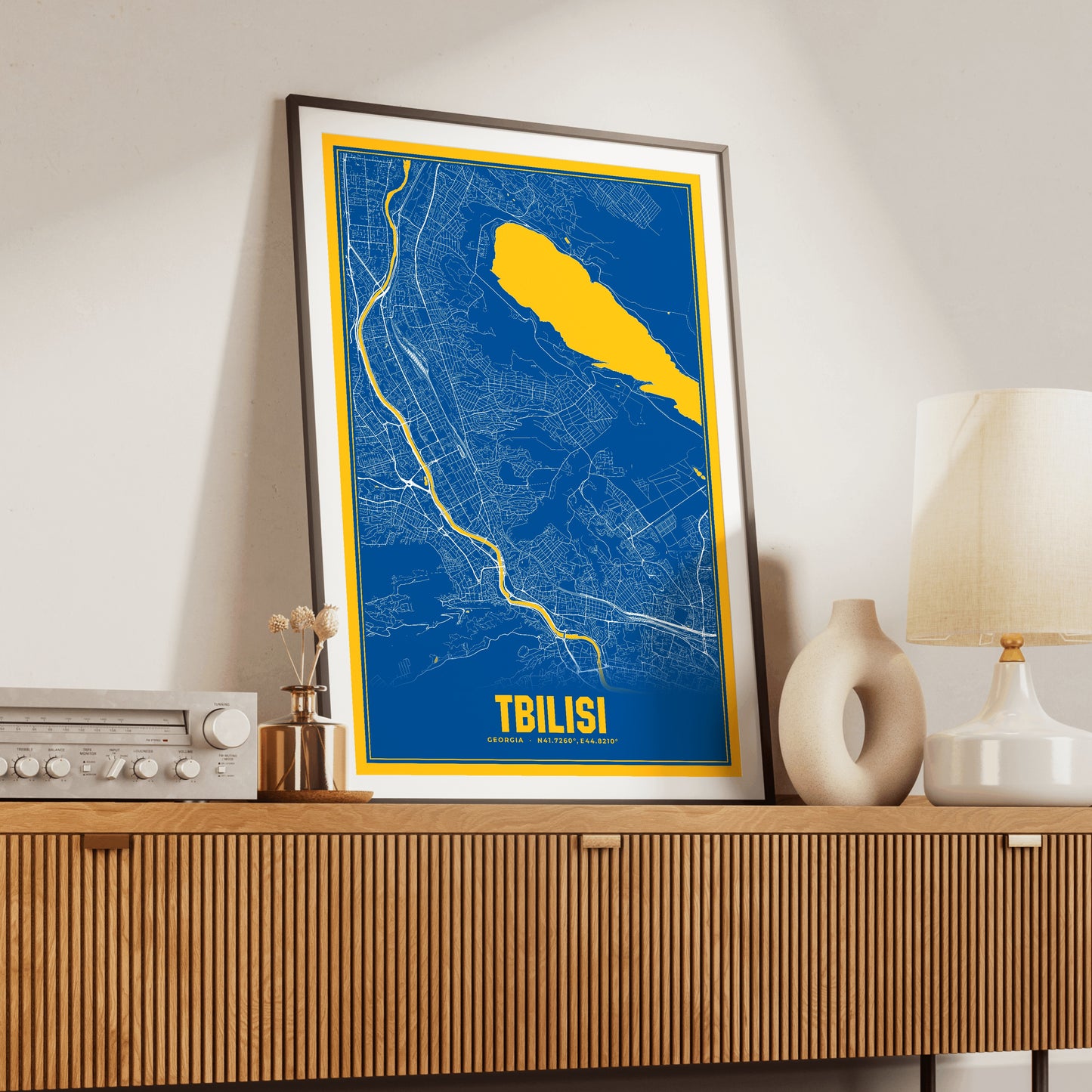 Tbilisi Blockbuster Map Poster